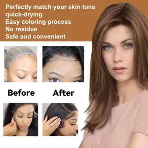 EELHOE lace wig hair mousse for quick-drying and easy coloring, safe and no residue use.