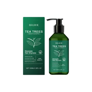 EELHOE Tea Tree Anti-Hair Dryness Shampoo 100ml Nourishing Scalp Silky Hair Care Product