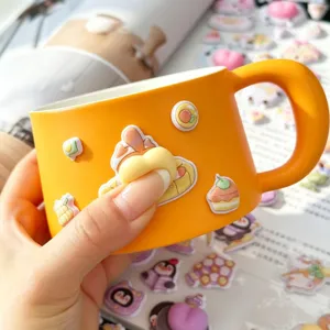 Autocollants squishy de dessin animé 3D pour journal, matériel de décoration en mousse
