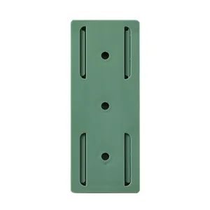 Support de multiprise mural vert sans perçage fixateur de prise autocollant pour maison