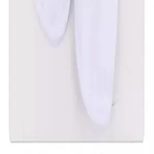 Detail view of white sun protection sleeves, lightweight breathable fabric for outdoor driving.