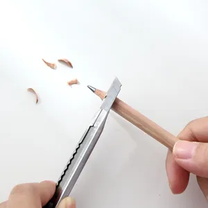 Edelstahl-Cutter-Messer kompaktes Metall-Paketmesser für Büro- und Papierwerkzeuge.