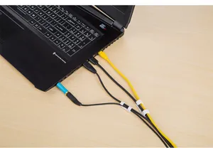 Clips de câble adhésifs organisateur de fil gestion de cordon de bureau pour câbles.