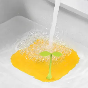 Copertura per scarico a pavimento germoglio di soia in silicone e tappo per lavandino