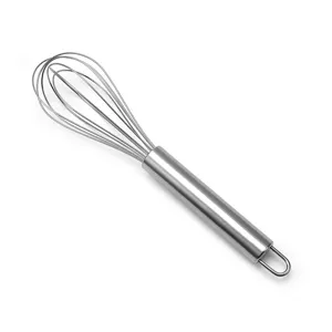 Frusta manuale in acciaio inossidabile per cucina e cottura efficiente e pratica.