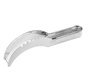 Stainless steel watermelon slicer cutter tool kitchen gadget for fast fruit slicing and coring.