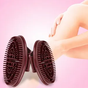 Silicone Body Meridian Massage Brush Scraping Tool For Legs And Back Deep Tissue Muscle Relaxation Daily Care