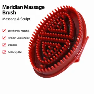 Handheld Meridian Massage Brush Silicone Body Shaping Scraping Tool For Lymphatic Drainage Anti Cellulite Muscle Relaxation