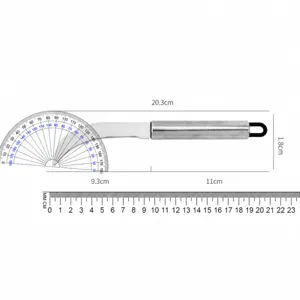 Stainless steel fruit knife banana cutter kitchen gadget for peeling fruit safely and easily.