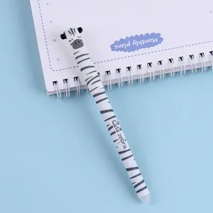 Bolígrafo de gel borrable cebra lindo 0.7mm papelería escolar neutral artículo variante
