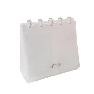 High transparent PP desk photo album card holder for 3-inch Instax mini photos