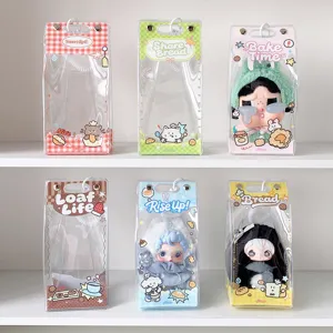 Variedad de bolsas de almacenamiento de PVC transparente para muñecos de peluche lindos