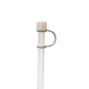 Copertura per cannnuccia in silicone con tappo esagonale e anello antipolvere per bicchieri.