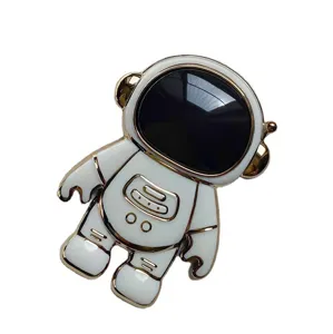 Cartoon Astronaut Handyhalterung 3D süßer Raumfahrer Ring Ständer Klebend Faltbare Halter