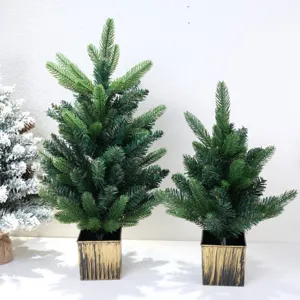 Kleine künstliche Weihnachtsbaum Tischgrüne Tanne für Feiertag Haus Hotel Dekor