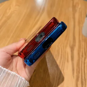 Custodia per telefono con glitter elettroplaccati per Samsung S23 Ultra con retina antipolvere
