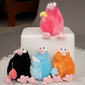 Cute Kiwi Bird Plush Toy Stuffed Animal Soft Doll Kawaii Cartoon Bird Doll Kids Toy Birthday Gift Home Decor