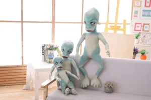 Funny alien plush toy soft stuffed doll cute creative strange simulation pillow gift idea.