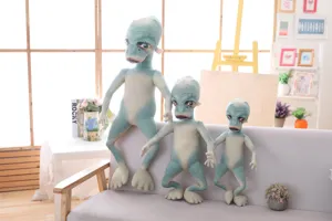 Crazy alien plush toy simulation ugly doll funny pillow creative gift for kids and friends soft