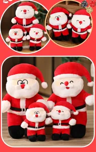 Süßer Weihnachts-Weihnachtsmann Plüschtier weiche Stoffpuppe Urlaubsgeschenk Deko