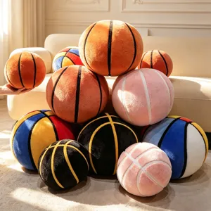 Simulation Basketball Plüschtier Niedlicher Gestopfter Ball Puppe Weiches Kissen Heimdekoration Geburtstagsgeschenk Für Kinder Und Erwachsene