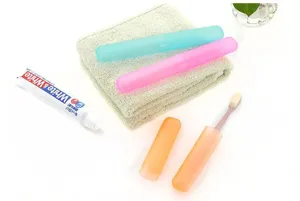 Scatola di conservazione per spazzolino da viaggio portatile custodia in plastica