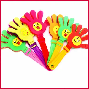 Colorful plastic hand clappers noise makers for party concert cheering and sports events toys.