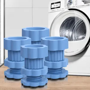 Wasmachine Verstelbare Hoogte Voetkussens Antivibratie Antislip Meubel Ondersteuning Basis Universele Trommel Wasmachine Verhoging Voeten