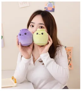 Cute plush dumpling plushie charm keychain kawaii soft stuffed toy doll for girls gift