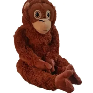 Soft orangutan plush toy cute stuffed ape doll comfort baby companion toy main image