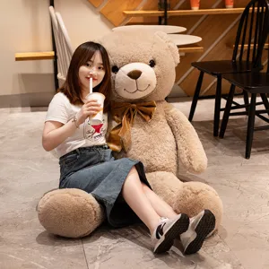 Géant ours en peluche jouet doux animal en peluche poupée câline cadeau d'anniversaire