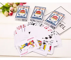 Jeu de cartes à jouer épaissi de haute qualité avec boîtes de poker, idéal pour les fêtes.