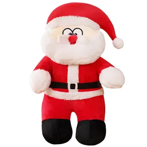 Niedlicher Weihnachtsmann Plüschtier Crayon Shin-chan Puppe weiches Kissen Weihnachtsgeschenk