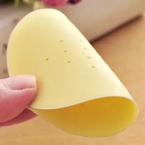 Gelbes Vorfusskissen fuer High Heels, rutschfeste und atmungsaktive Schuheinlage fuer Damen.