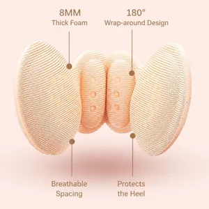 High heel heel grips anti-slip cushion pads blister prevention soft transparent inserts