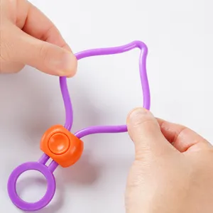 Multifunctional silicone bag sealing strap, elastic food storage tie and kitchen organizer.