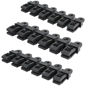 Heavy duty plastic tent tarp clamp outdoor camping wind rope fixing clip for sunshade accessories