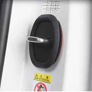 Car Door Lock Protection Cover Silicone Shock Absorber Pad Anti Collision Buffer Universal Car Accessories