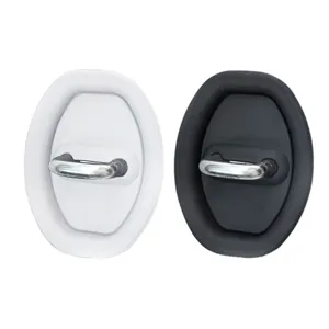 Car door lock buffer pad dampening protective cover auto interior decoration accessories 2pcs