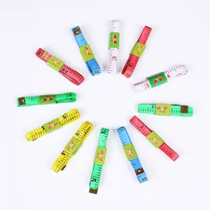 Colorful soft tape measure 1.5M portable sewing ruler tailors cloth measure tool set
