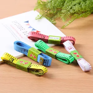 Colorful soft tape measure 150cm flexible sewing tailor ruler for body measuring body tape