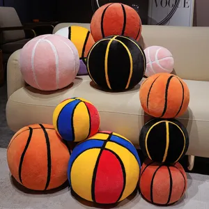Niedliches Basketball Plüschkissen Spielzeug,weiche Sport Kissen für Sofa Dekoration Geschenk.