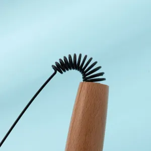 Varita Teaser para Gatos con Mango de Madera con Plumas Naturales y Campana Juguete de Entrenamiento Interactivo para Gatos Suministros para Mascotas