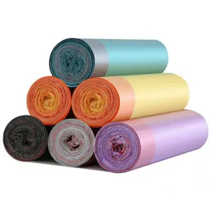 Bolsas de Basura con Cordon de Colores Resistentes Bolsas Gruesas Extra para la Cocina