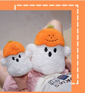 Cute Halloween pumpkin ghost plush toy soft cute demon ghost pillow cushion decoration