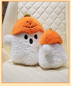Cute Halloween ghost pumpkin plush toy soft stuffed doll pillow for home decoration gift