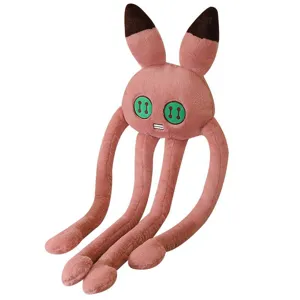 Cute pink long-legged plush toy monster doll soft stuffed animal creative pillow gift