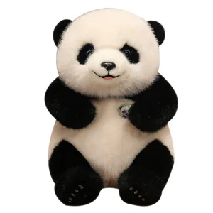Cute giant panda plush toy soft stuffed animal doll pillow lovely gift for children