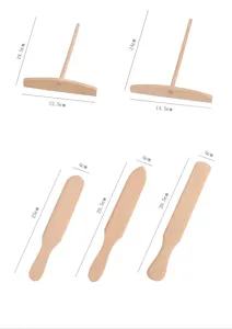 Wooden crêpe spreader set pancake batter wooden rake kitchen cooking baking tools size options