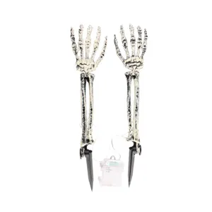 Halloween skelet hand tuinpad verlichting met LED-lampjes voor buiten decoratie
